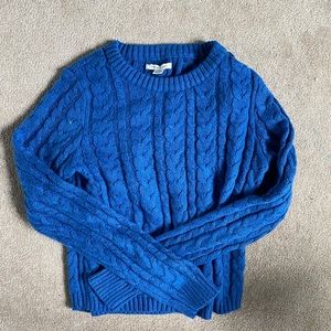 NWOT American Eagle blue knit medium sweater 💙